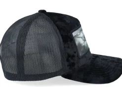 Dolphin Big Patch Velvet Black Trucker - Calza Pennello