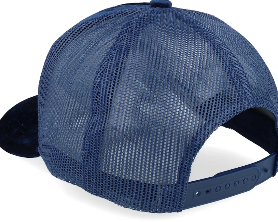 Dolphin Big Patch Velvet Navy Trucker - Calza Pennello