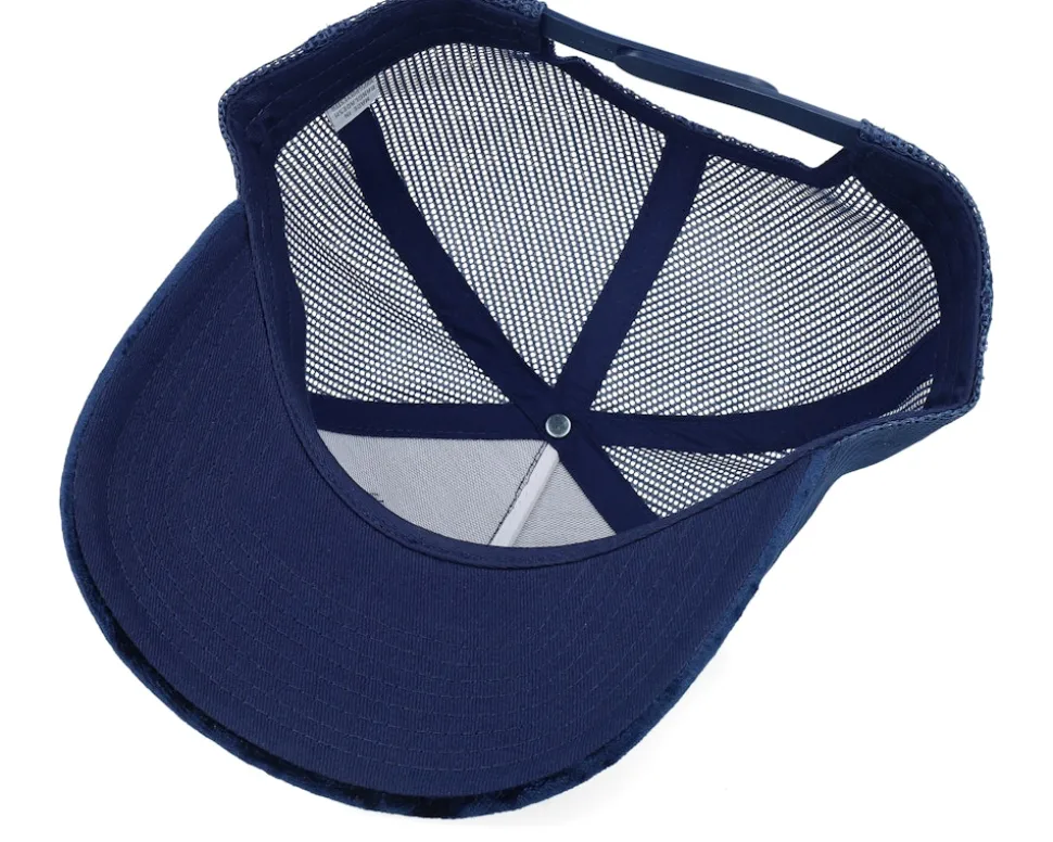 Dolphin Big Patch Velvet Navy Trucker - Calza Pennello