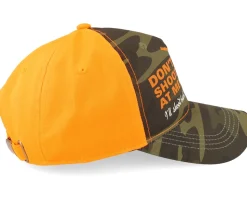 Don't Shoot At Me I'll Shoot Back Brown Camo Adjustable - MJM Hats