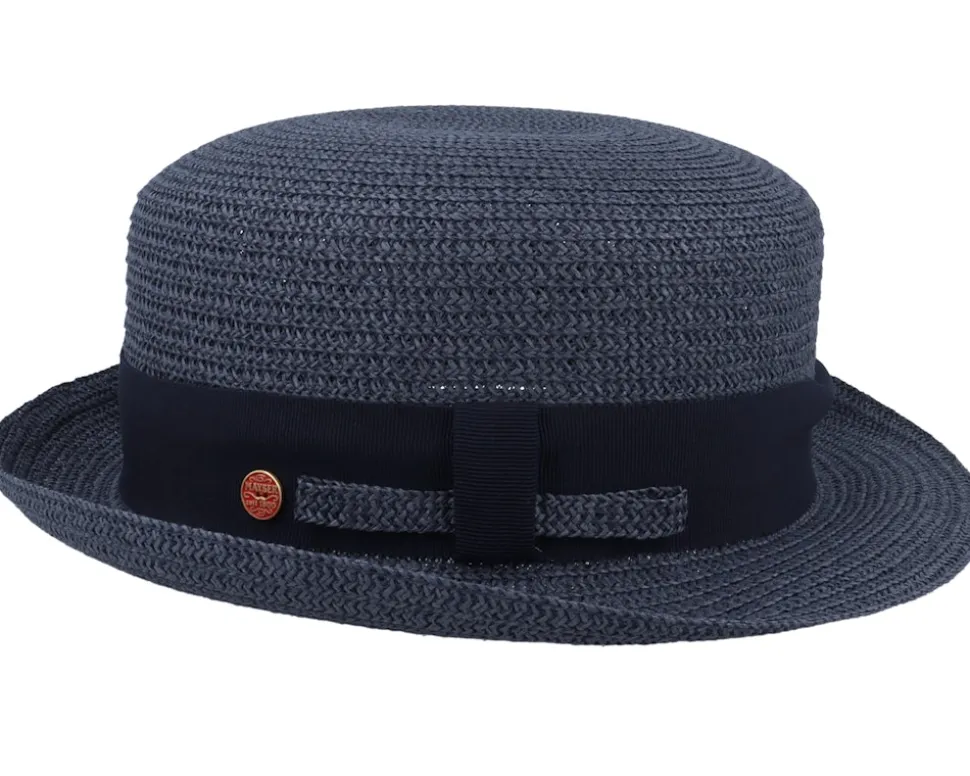 Dorle Paperbr Blue Straw Hat - Mayser