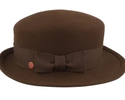 Dorle Wool Soft Chestnut Bowler - Mayser