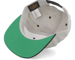 Doughnut Smile Heather Grey/Black Snapback - Lucid Smile