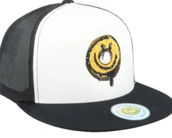 Doughnut Smile White/Black A-frame Trucker - Lucid Smile