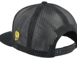 Doughnut Smile White/Black A-frame Trucker - Lucid Smile