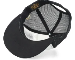 Doughnut Smile White/Black A-frame Trucker - Lucid Smile