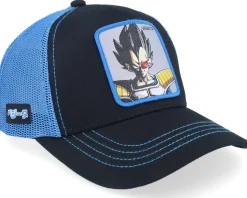 Dragon Ball Majin Vegeta Navy/Black/Yellow Trucker - Capslab