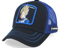 Dragon Ball Majin Vegeta Navy/Black/Yellow Trucker - Capslab