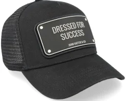Dressed For Success Black Trucker - John Hatter & Co