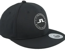Drive Cap Black Snapback - J.Lindeberg