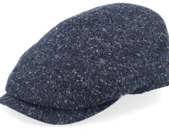 Driver 42 Wool Mix Blue Donegal Flat Cap - MJM Hats