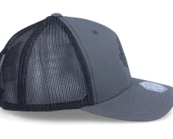 Druid Class Emblem Charcoal/Black Trucker - Critiql Hit