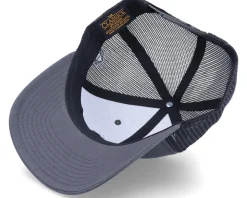 Druid Class Emblem Charcoal/Black Trucker - Critiql Hit