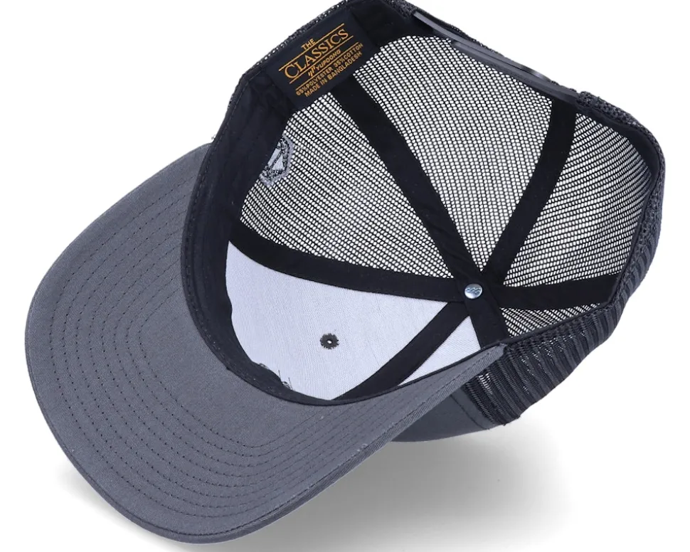 Druid Class Emblem Charcoal/Black Trucker - Critiql Hit