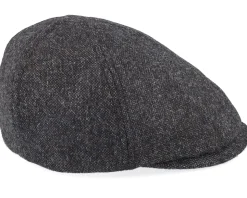 Duck Cap Wool Charcoal Flatcap - Lierys
