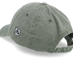 Dungeon Lessons Vintage Washed Olive Dad Cap - Critiql Hit