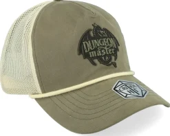 Dungeon Master Dragon Loden/Sand/Cream Trucker - Critiql Hit