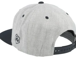 Dungeon Master Dragon Silhouette Grey/Black Snapback - Critiql Hit