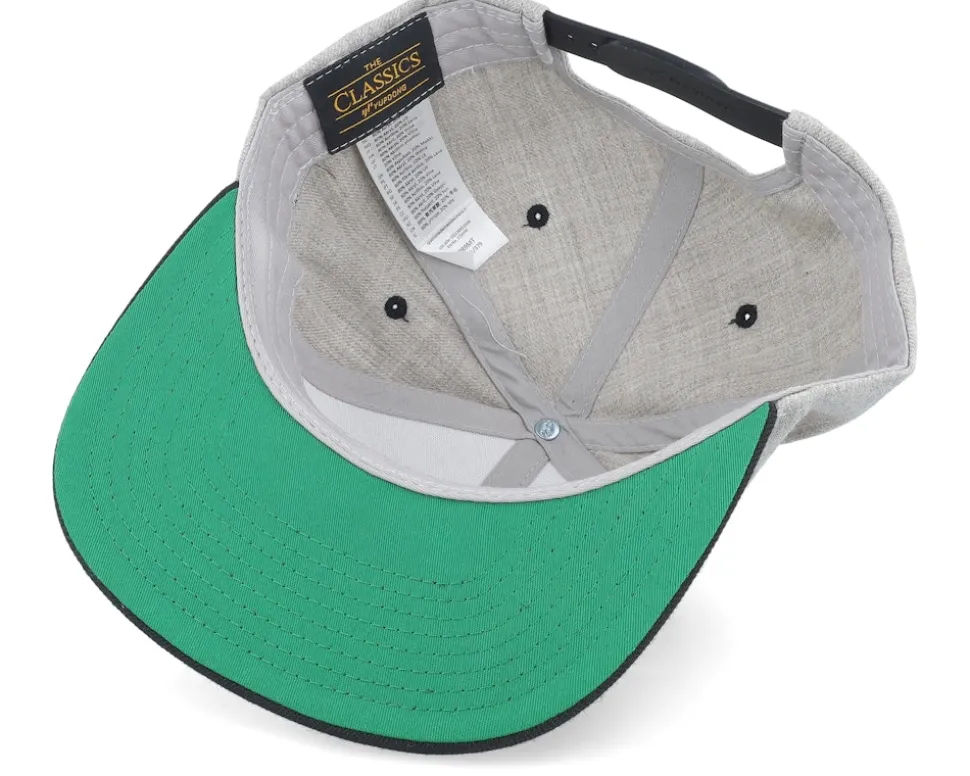 Dungeon Master Dragon Silhouette Grey/Black Snapback - Critiql Hit