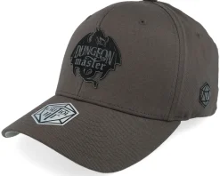 Dungeon Master Dragon Wooly Combed Dark Grey Flexfit - Critiql Hit