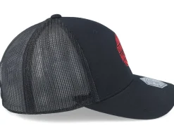 Dungeon Master Logo Dragon Black Trucker - Critiql Hit