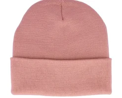 Dusky Pink Cuff Blank Beanie - Beechfield