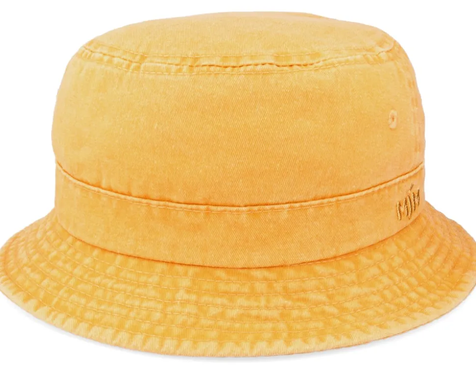 Dyed Cotton Twill Yellow Bucket - MJM Hats