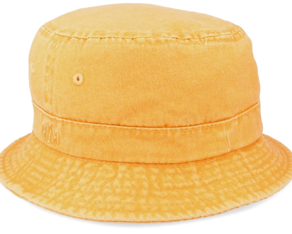 Dyed Cotton Twill Yellow Bucket - MJM Hats