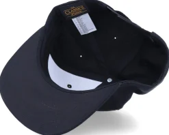 E Letter 3D Black Snapback - Iconic