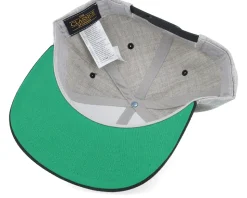 Eagle Big Patch Heather Grey/Black Snapback - Calza Pennello