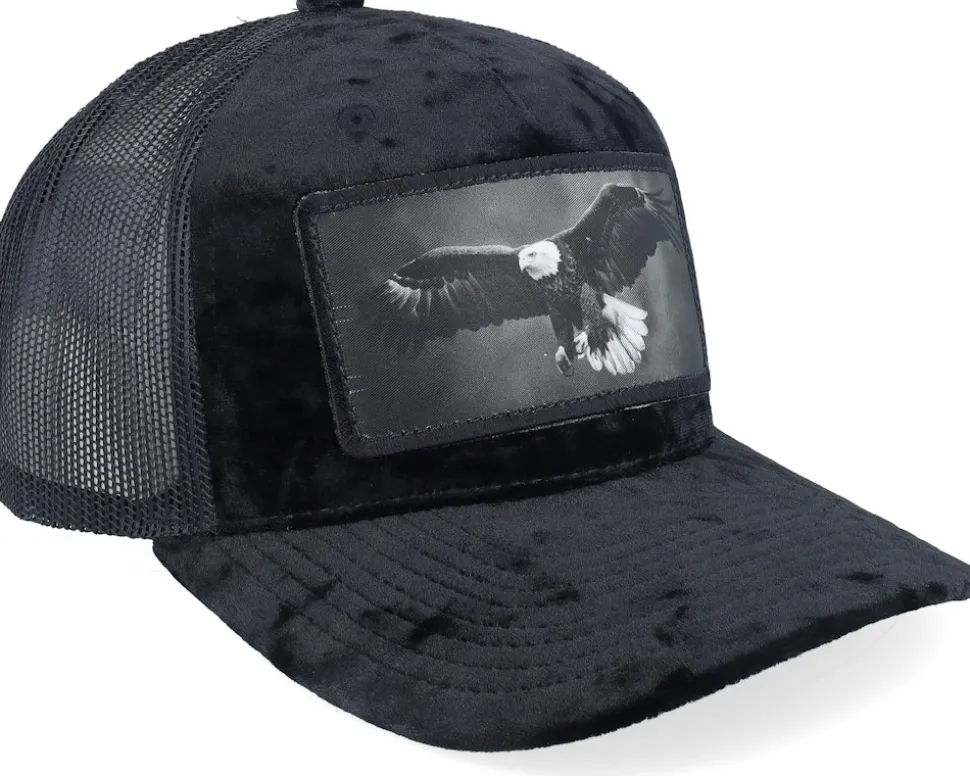 Eagle Big Patch Velvet Black Trucker - Calza Pennello