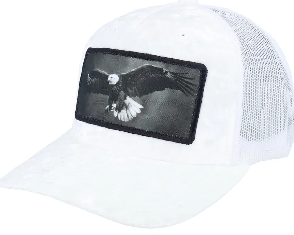 Eagle Big Patch Velvet White Trucker - Calza Pennello