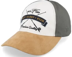 Eat Sleep Fish I'm A Fly Fisher Cott. Olive Adjustable - MJM Hats