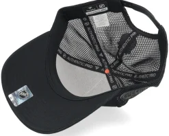 Edmonton Oilers Authentic Pro Road Black A-frame Trucker - Fanatics