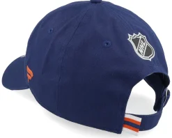 Edmonton Oilers Authentic Pro Rink Prime Blue Dad Cap - Fanatics