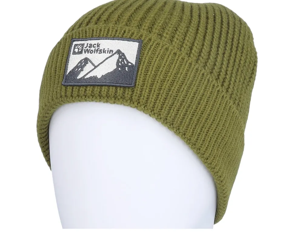 Edo Badge Beanie Cottage Cuff - Jack Wolfskin