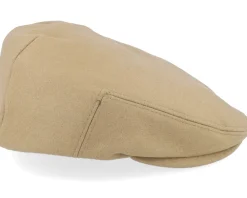 Edward Cashmere & Wool Camel Flat Cap - CTH Ericson