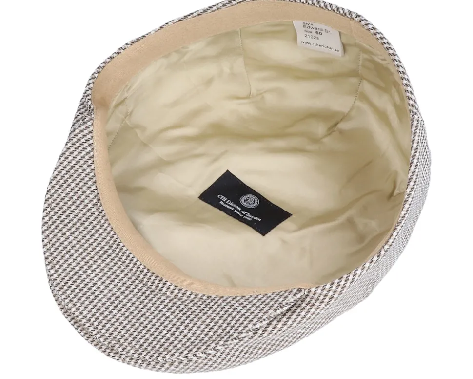 Edward Pepita Green Flat Cap - CTH Ericson