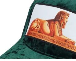 Egyptian Sphinx Velvet Green/Black A-frame - Calza Pennello