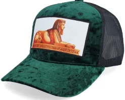 Egyptian Sphinx Velvet Green/Black A-frame - Calza Pennello