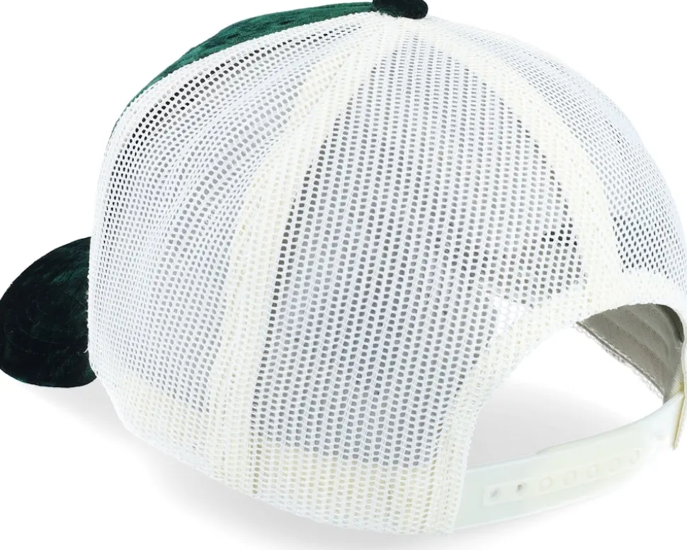 Eiffel Tower Velvet Green/Ivory A-frame Trucker - Calza Pennello