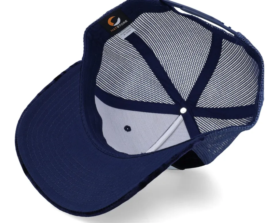 Eiffel Tower Velvet Navy A-frame Trucker - Calza Pennello