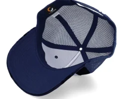 Eiffel Tower Velvet Navy A-frame Trucker - Calza Pennello