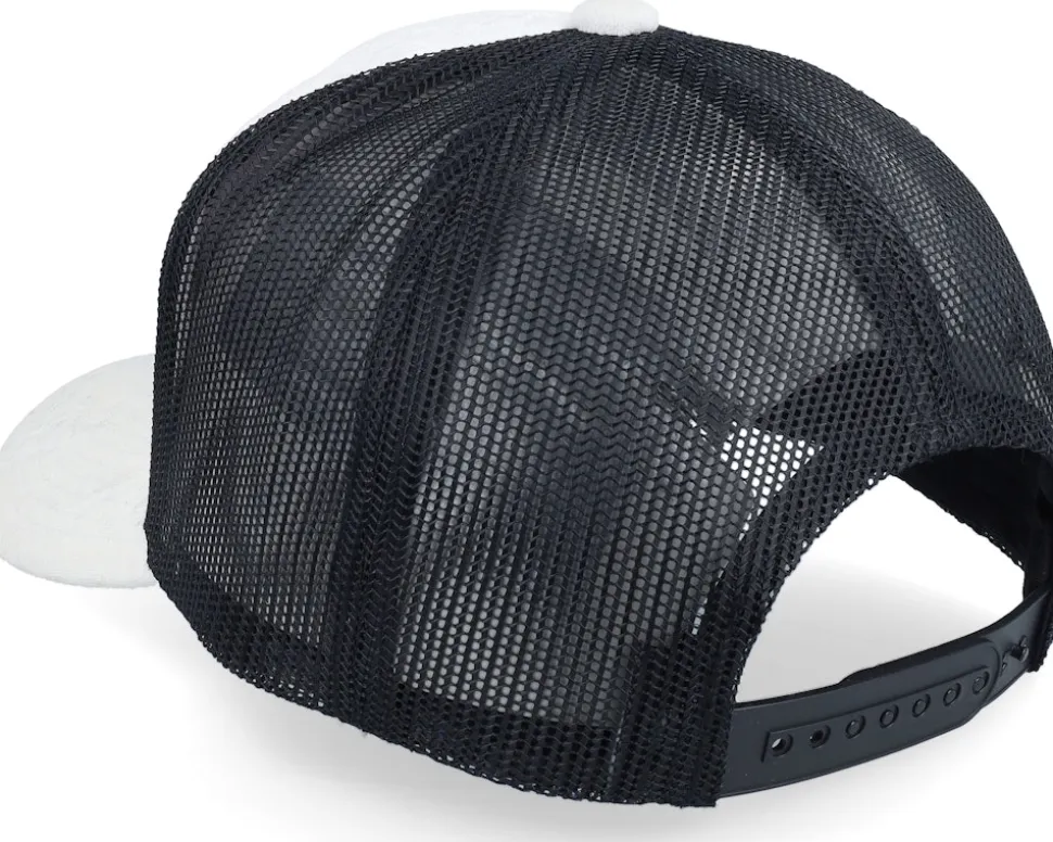 Eiffel Tower Velvet White/Black A-frame Trucker - Calza Pennello