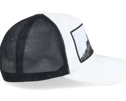 Eiffel Tower Velvet White/Black A-frame Trucker - Calza Pennello