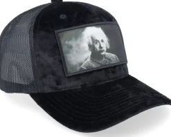 Einstein Velvet Black/Black A-frame Trucker - Scenes