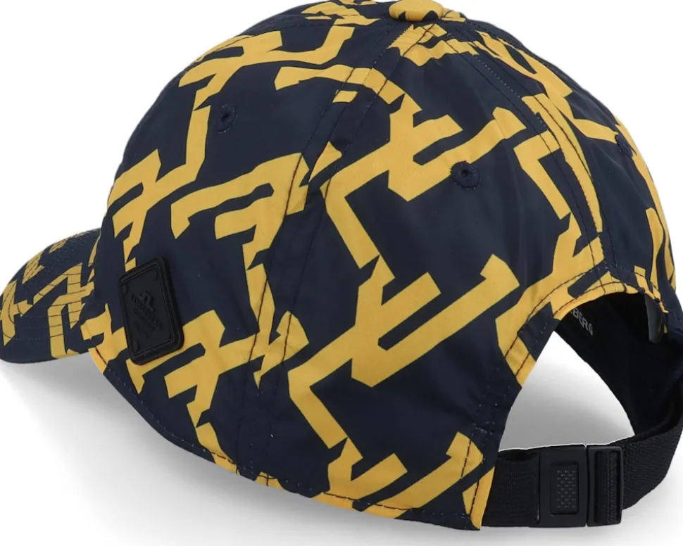 Elijah Geo Print Cap Jl Navy Dad Cap - J.Lindeberg