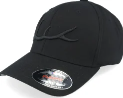 Elk Antler 3d Black Flexfit - Hunter