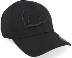 Elk Antler 3d Black Flexfit - Hunter