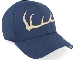 Elk Antler 3d Navy Flexfit - Hunter